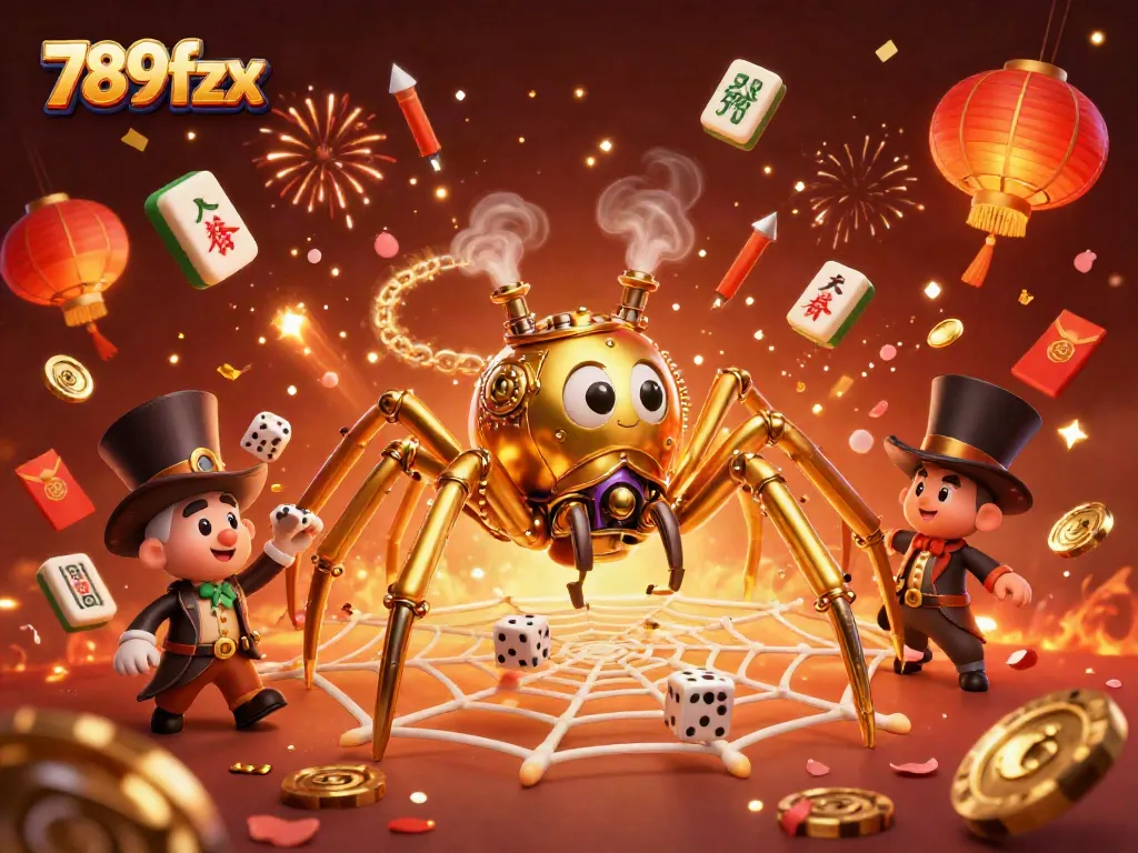 Experience fortune with the 789fzx golden spider gambling scene, featuring dynamic gaming elements.