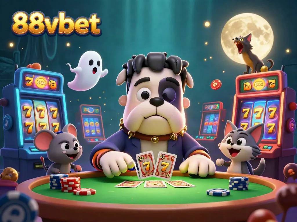 Engage with the thrilling atmosphere of 88vbet's cartoon 3D casino featuring unique characters and vibrant gameplay.