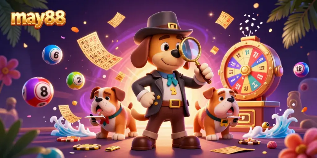 may88 immerses players in a vibrant, dynamic casino scene filled with action and fun.