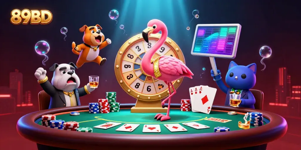 Engage with thrilling games at 89BD featuring lively cartoon characters and dynamic prize elements.