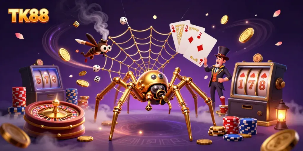 Engage with TK88's thrilling steampunk casino adventure featuring vibrant games and characters.