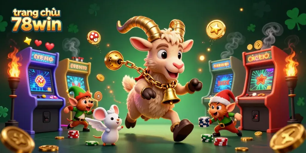 Play exciting games at trang chủ 78win, where festive gremlins steal chips in a vibrant casino.