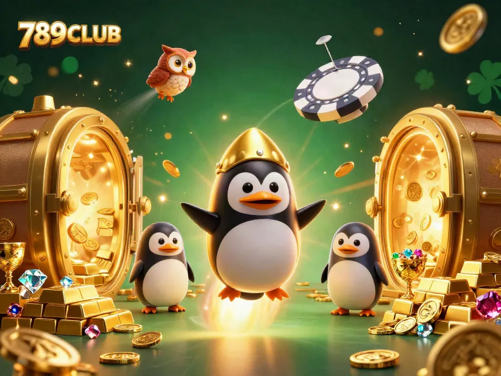 Win big at 789CLUB with a dynamic casino scene featuring treasures and excitement!